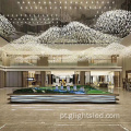 Hot Hight Quality Hotel Lobby Personalização de luxo Lâmpada pendente de lustres modernos